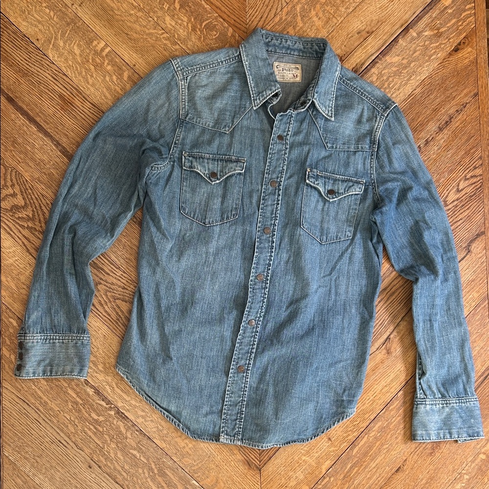 Polo by Ralph Lauren Denim Blue Button Down Shirt